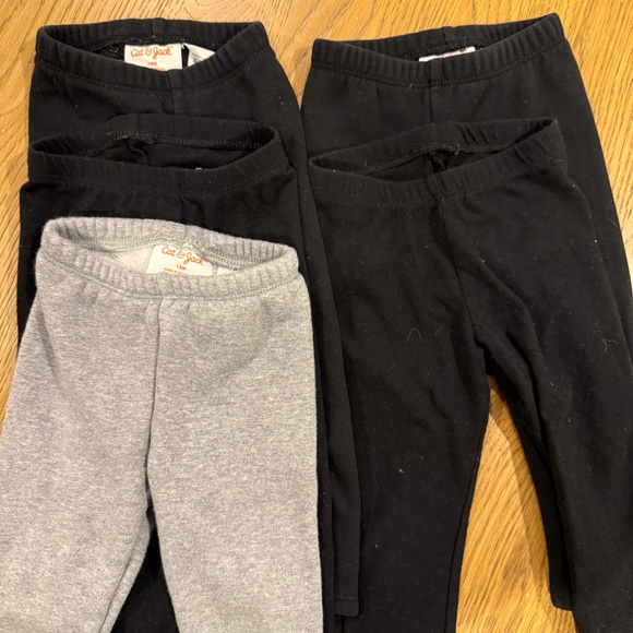 Cat & Jack Other - Cat & Jack Kids Black and Gray Leggings Set